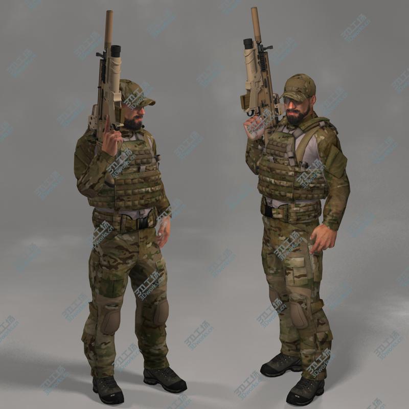 images/goods_img/2021040232/Military Male US Soldier Set Rigged 3D model/4.jpg